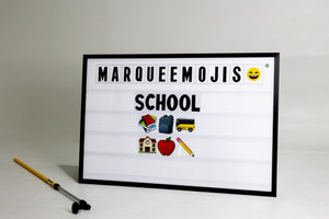 School Pack - Changeable Emoji Panels (6) For Your Marquee Sign
