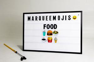 Food Pack - Changeable Emoji Panels (6) For Your Marquee Sign