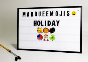 Holiday Pack - Changeable Emoji Panels (6) For Your Marquee Sign