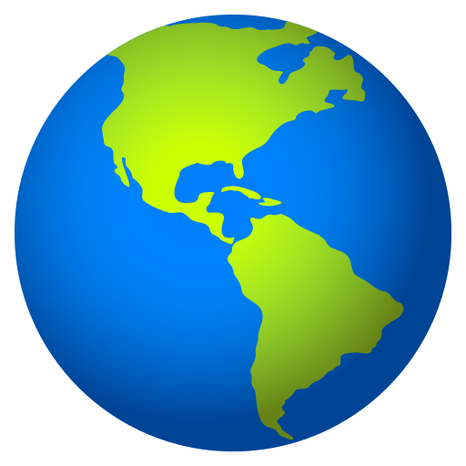 GLOBE SHOWING AMERICAS